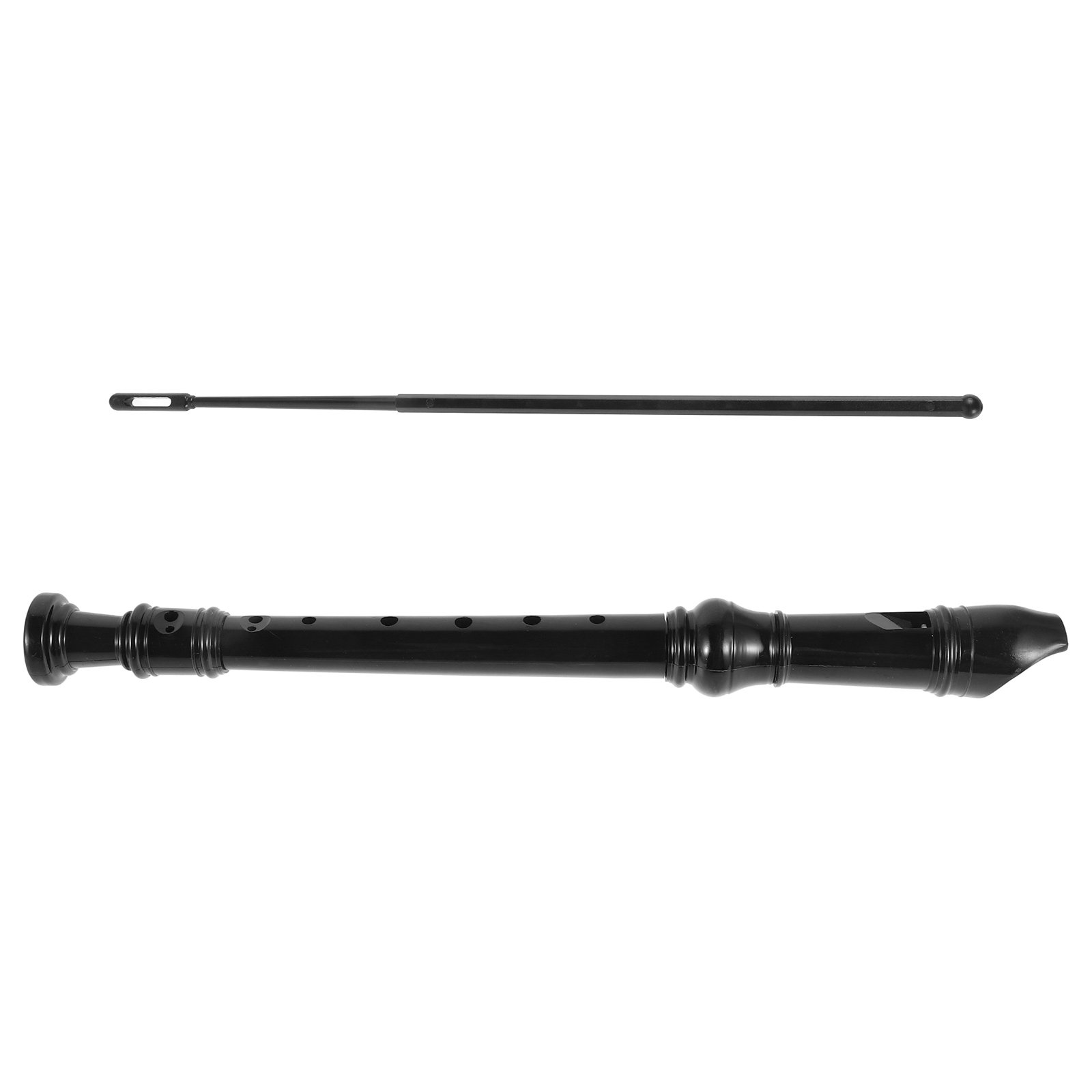 Soprano Recorder Plastic - 8홀 블랙 투명 소프라노 리코더, ABS