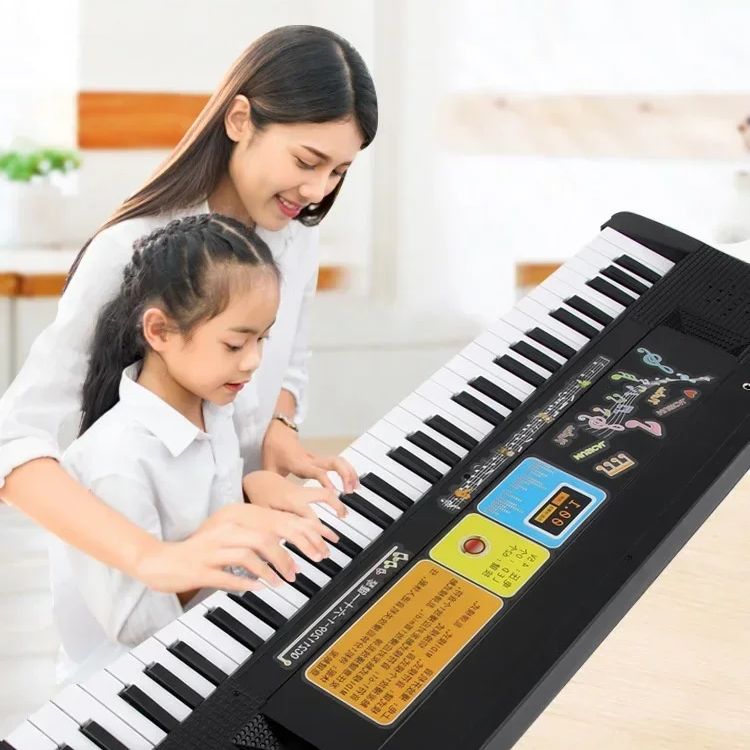 어린이 전자 키보드 피아노 37/61 키(마이크 포함) - Musical Instrument Harmonium 리뷰 및 가격